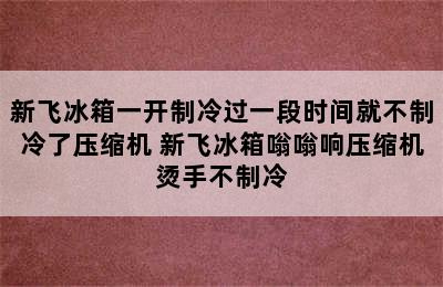 新飞冰箱一开制冷过一段时间就不制冷了压缩机 新飞冰箱嗡嗡响压缩机烫手不制冷